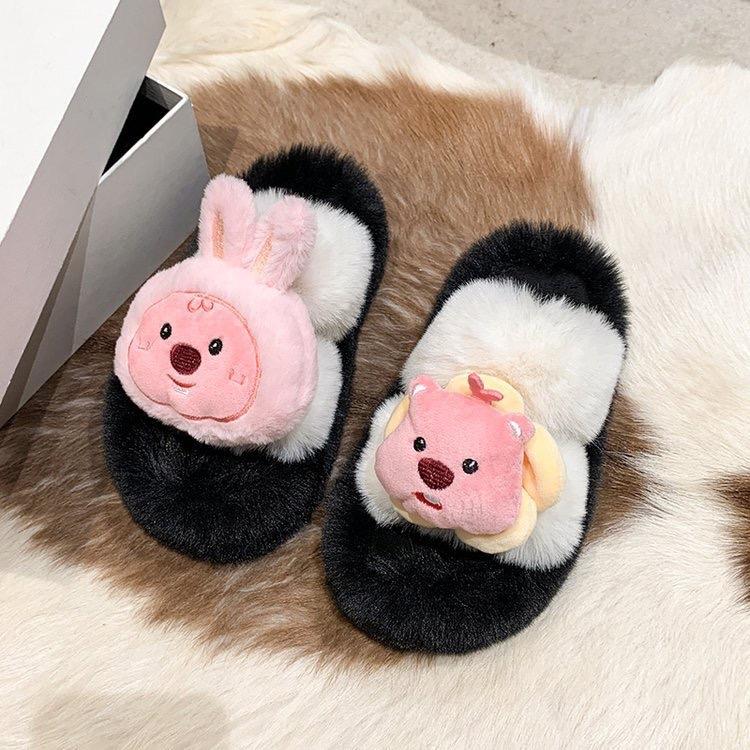 DÉP LÔNG 2 QUAI NGANG MIX THỎ HỒNG CỰC KÌ XINH, DỄ THƯƠNG CHO CÁC NÀNG