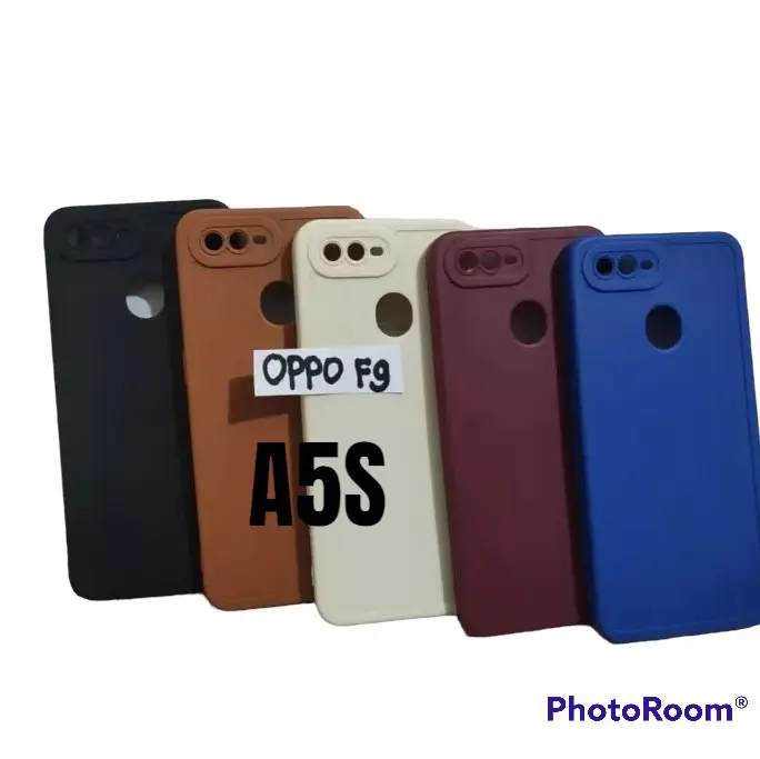 Case Macaron For Oppo A5S A7 A11K A12 F9 Softcase Pro Kamera Terbaru