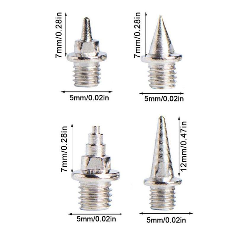 Product Introduction of 32pcs/Set Footful Metal Replacement Running Spikes For Shoes 7mm-13mm 22