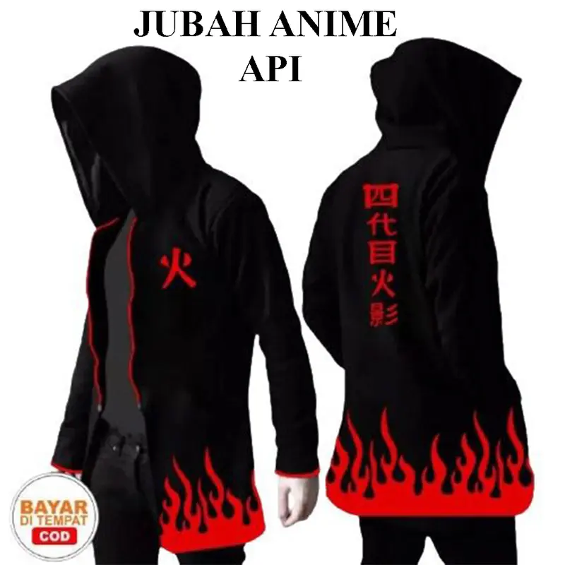jaket sweater TOKYO JEPANG - jaket anime saringgan - jaket jubah anime tokyo - jaket anime jepang model jubah akatsuki jepang saringgan - jubah serial anime real pick 2