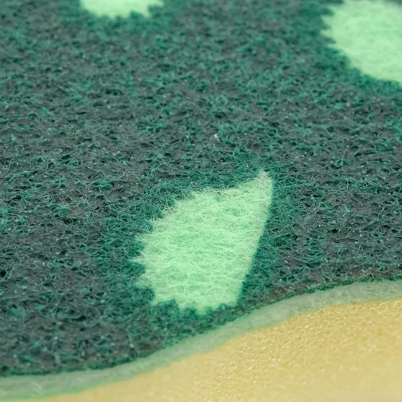 2 Easy Sponge Scourers, Green and Yellow 2