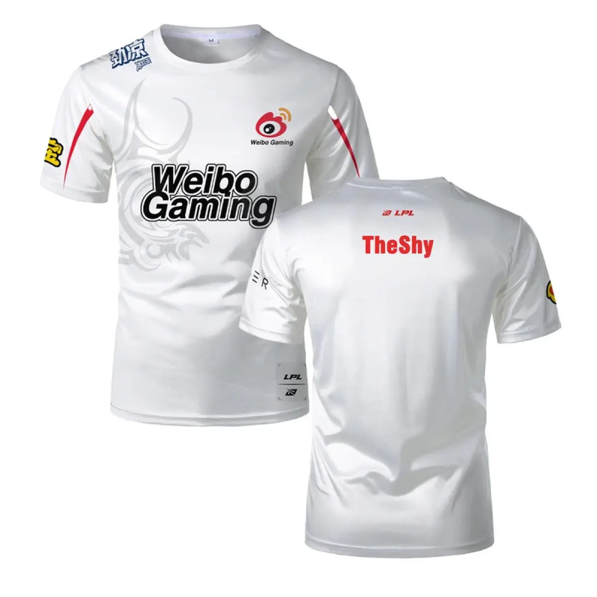 Esports LOL Games WBG Team Uniform T-shirt LPL E-sports Player TheShy Jersey T Shirt Professional League Training Men Clothing