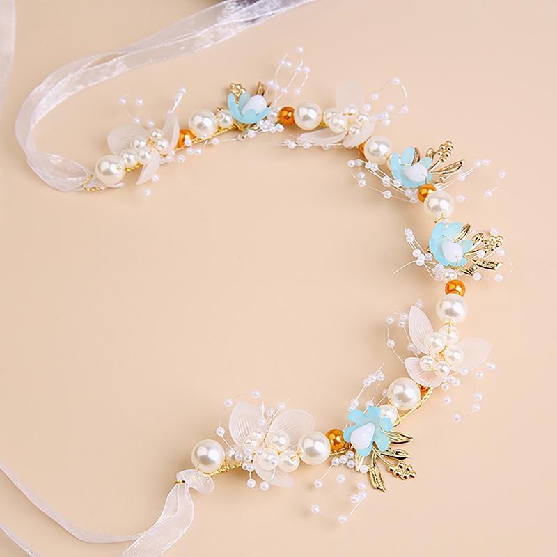 cài tóc Cô Dâu Bohemian, Phụ Kiện Đội Đầu Cô Dâu, Vòng Hoa, Vòng Hoa, Băng Đô, Bờm Tóc, dành cho bé gái mùa xuân, quà tặng trẻ em, [Lww] 2