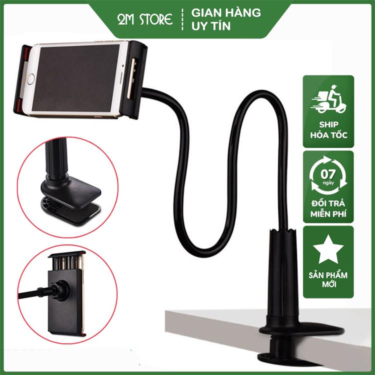 (CHỌN MÀU/SIZE) Giá Kẹp - Giá Đỡ Điện Thoại, Máy Tính Bảng Ipad Dài 70cm - 1 Mét Kẹp Bàn, Kẹp Đầu Giường