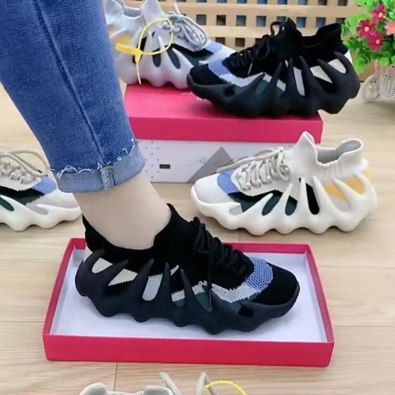 Giày Lười Nữ, Thiết Kế Bạch Tuộc, Dễ Phối Đồ Thích Hợp Cho Mùa Xuân Và Mùa Thu, Đế Mềm Thoải Mái, Lưới Dệt Kim, Giày Thể Thao Thường Ngày Giày Chạy Bộ, Dành Cho Nữ 8