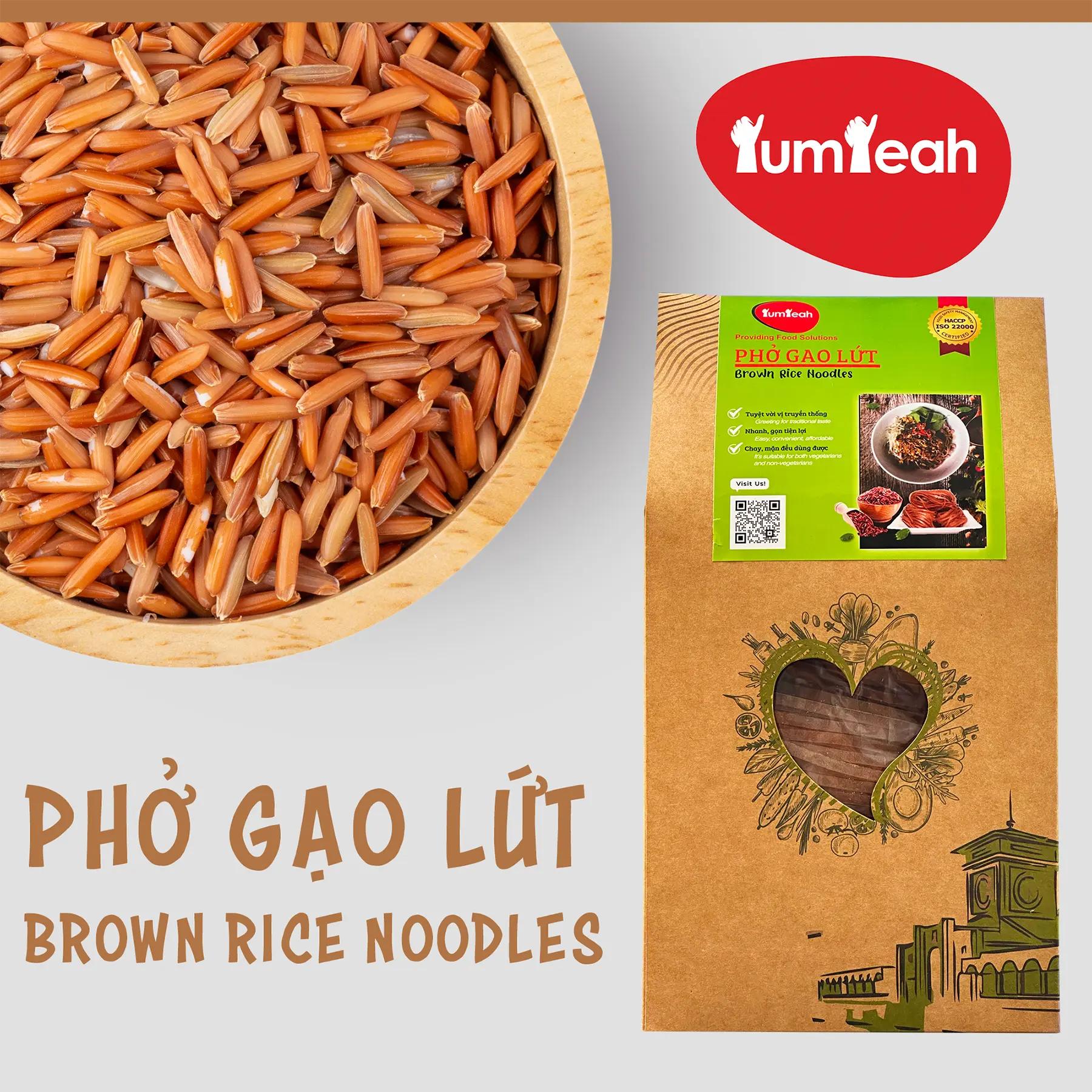 PHỞ GẠO LỨT 400gr - GÓI VÀ HỘP (hàng xuất khẩu)