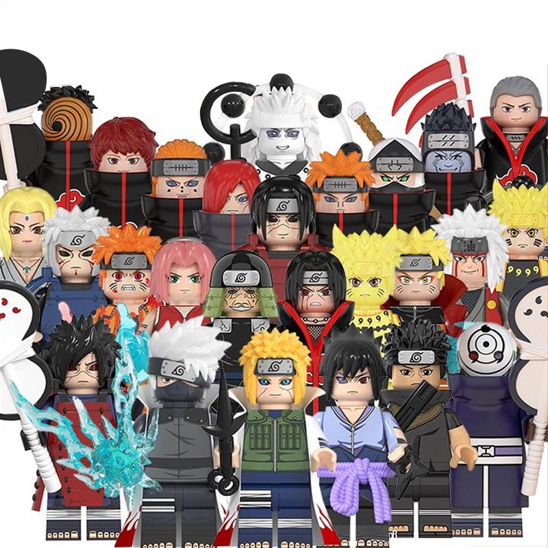  ĐỒ CHƠI LẮP RÁP NARUTO MINI FIGURES BỘ LẮP RÁP MÔ HÌNH NHÂN VẬT NARUTO SASUKE MINATO KAKASHI THÁO LẮP TOY 