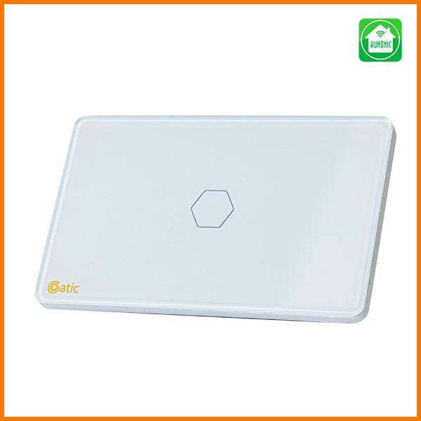 Công Tắc Cảm Ứng Thông Minh HUNONIC DATIC 1 Nút Đen/Trắng Điều Khiển Từ Xa Bằng Điện Thoại Wifi - Chính hãng Bluetooth Bảo hành của nhà sản xuất 3