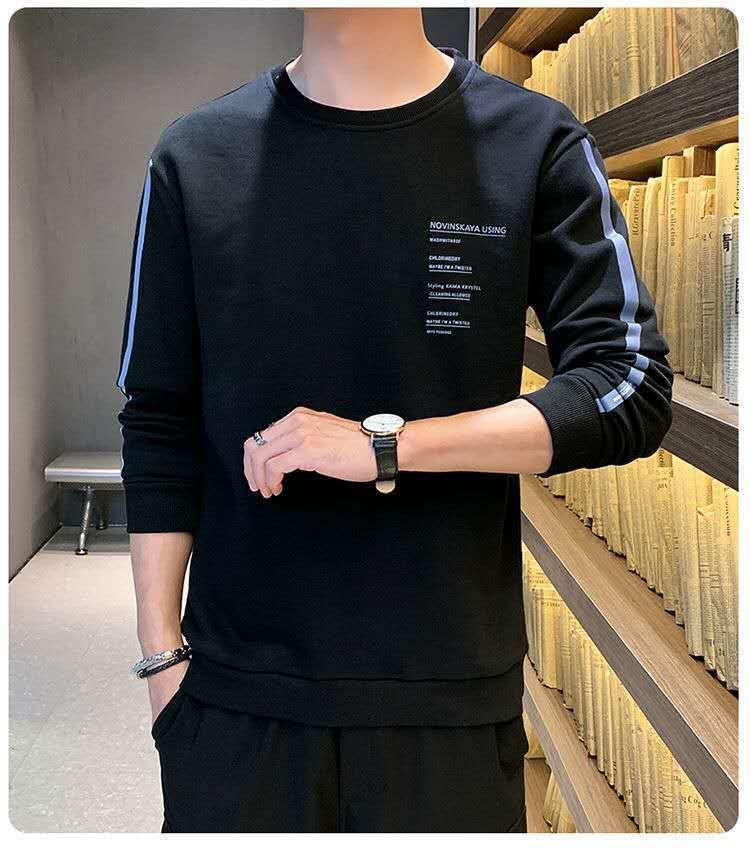 Product Introduction of เสื้อสเวตเตอร์ผู้ชาย ฤดูใบไม้ร่วง มาใหม่ ทรงหลวม คอกลม เสื้อสวมหัว แขนยาว เสื้อฐาน สไตล์ลำลองและอินเทรนด์ เหมาะสำหรับเยาวชน เสื้อผู้ชาย 10