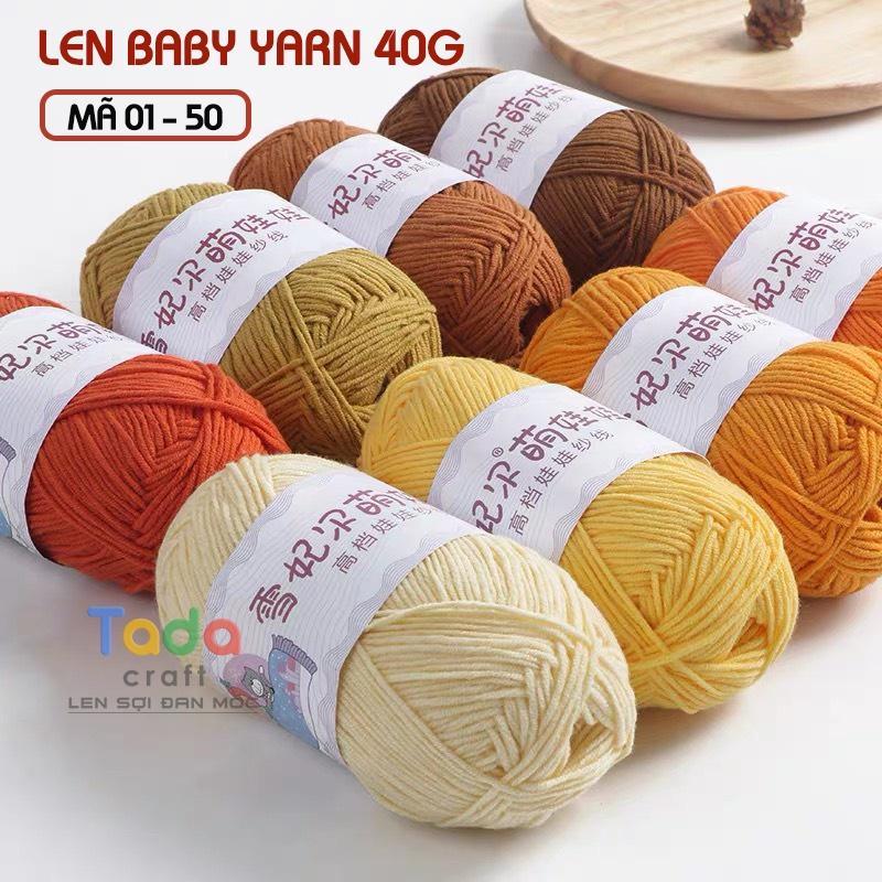 Len Baby Yarn Loại 1 (Mã 01 đến 50)