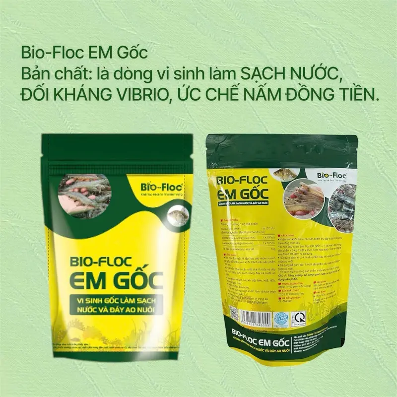 EM-Gốc: Vi sinh làm sạch nước và đáy ao nuôi tôm cá 1