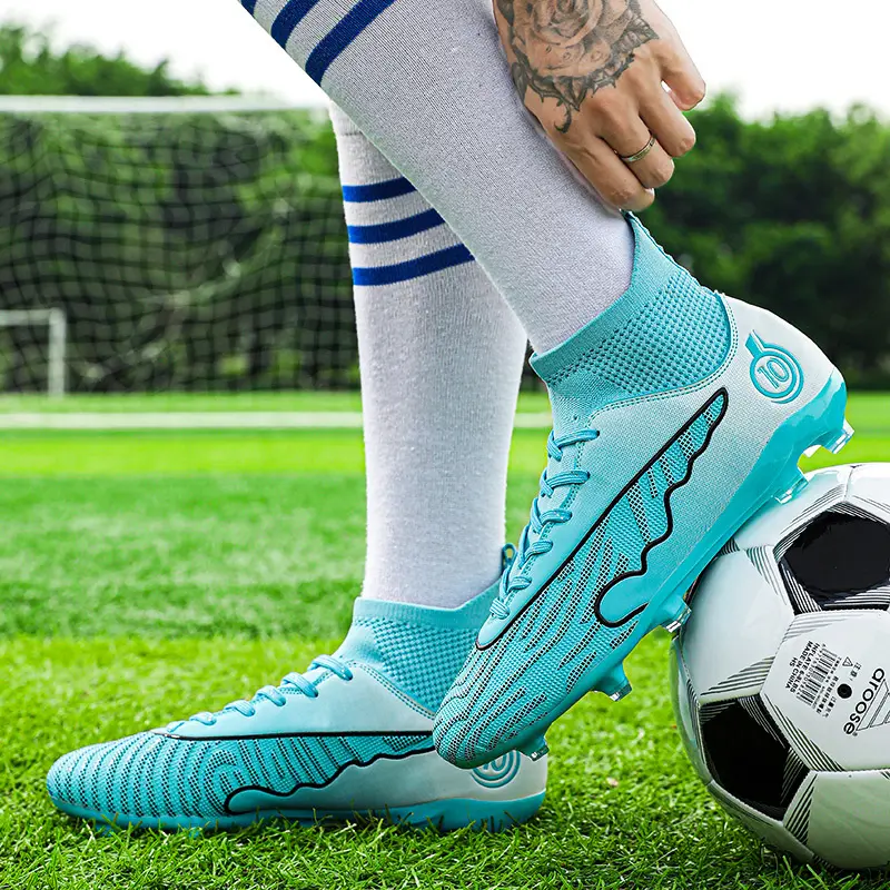 Giày Bóng Đá, Dành Cho Nam Giới, Messi, Giày Tập Luyện Cổ Cao, Chất Lượng Cao, Thích Hợp Cho Thanh Niên Và Học Sinh, Giày Bóng Đá, Cỡ Lớn 33-46, Đinh Tán FG, Chống Trượt, Hấp Thụ Sốc, Giày Trò Chơi Chuyên Nghiệp 5