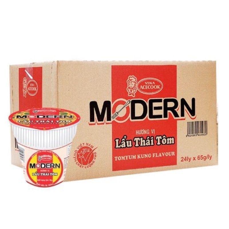  Mỳ ly modern lẩu thái tôm thùng 24 ly lẩu thái chua cay mi tom 