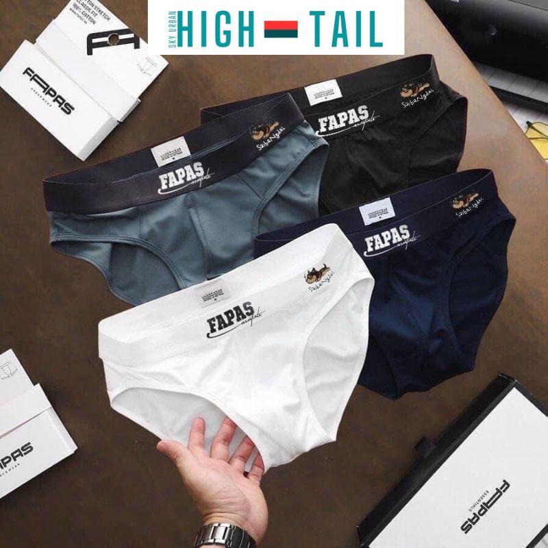 [ Combo 5 Cái ] Đồ Lót Nam Tam Giác Chất Vải Thun Lạnh Sợi Tự Nhiên HighTail. Sịp Boxer Quần Boxer Menswear boxer  6 múi