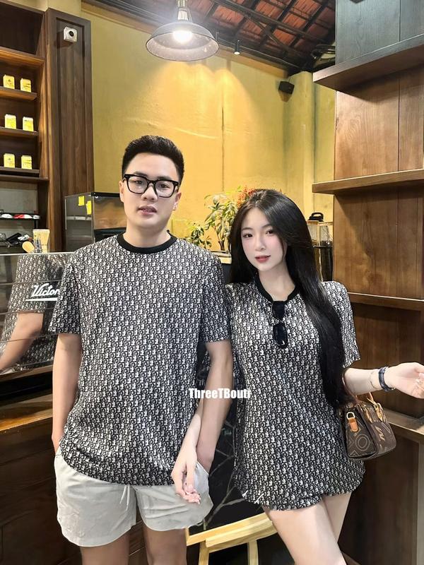 Áo Thun DYYO Nam Nữ  cotton dệt chữ DYYO Full áo Siu Cấp dày dặn HOTREND  boy phố