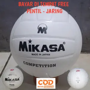 bola volly mikasa supergold putih ,,termurah Outdoor