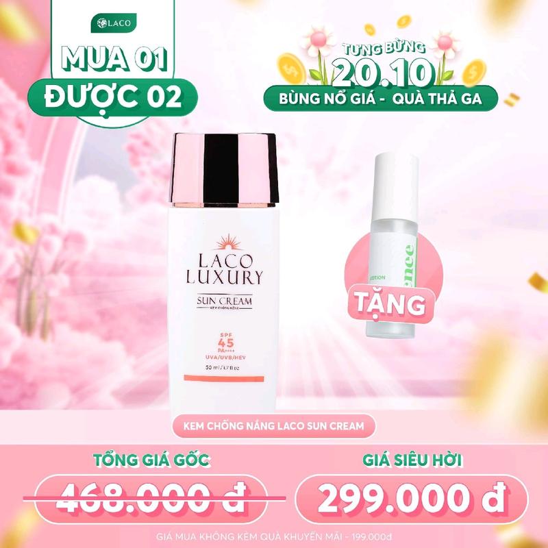 Kem chống nắng Laco Luxury
