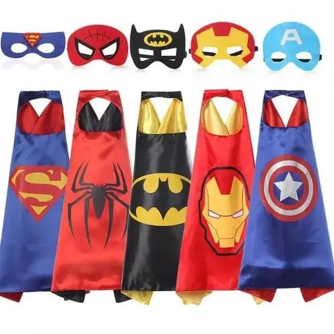Jubah Karakter Superhero Cosplay Jubah Anak