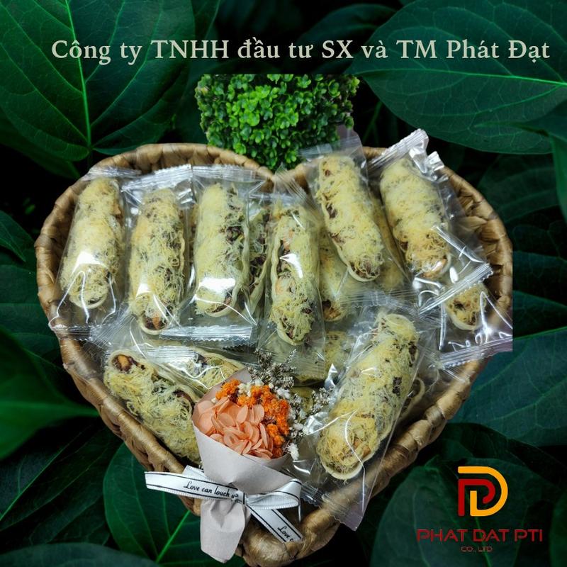 Bánh thuyền gạo lứt phủ chà bông 240g Snack Ăn Vặt 6