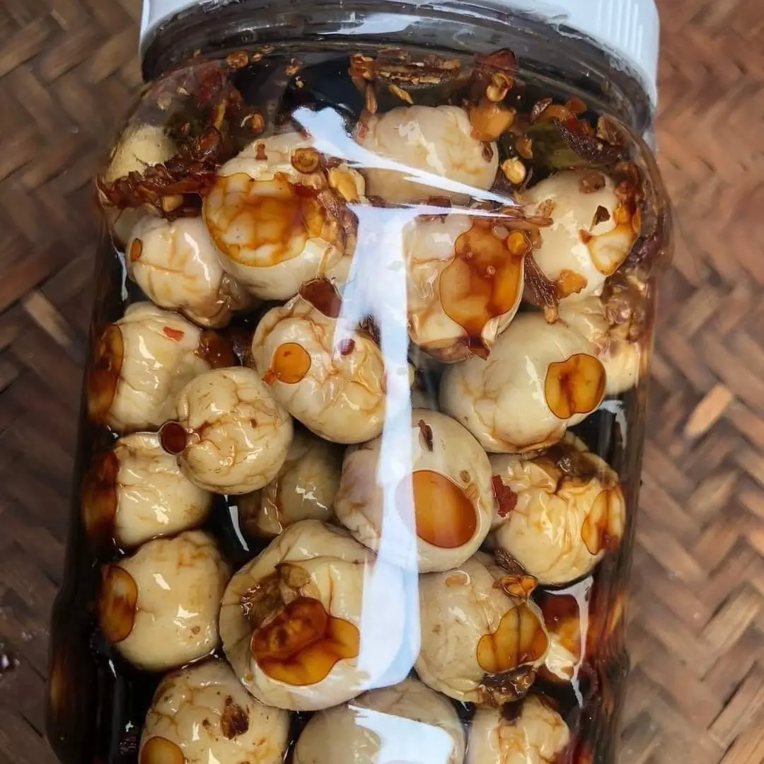 2 hũ (tổng 2kg) cà teo ngâm mắm truyền thống dòn ngon vừa ăn