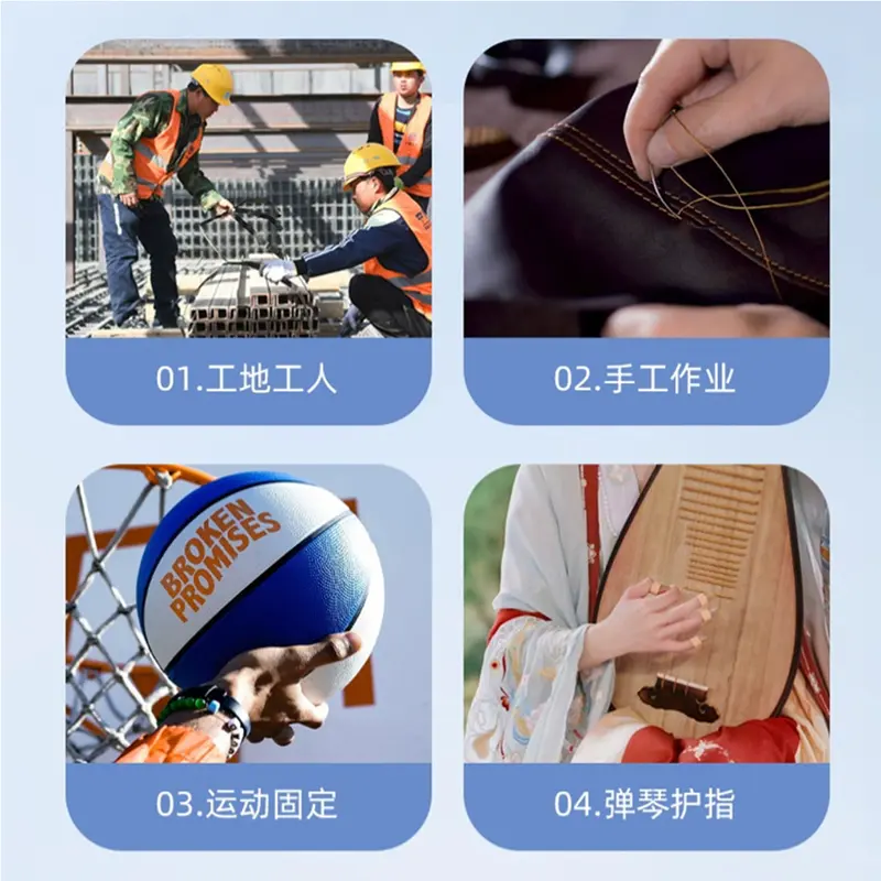 Miếng Dán Vết Chàm, Dành Cho Ngón Tay Và Chân, Miếng Dán Gót Vết Chống Nứt Da, Thoáng Khí, Đóng Gói Độc Lập, Sử Dụng Cho Tay Và Chân 1