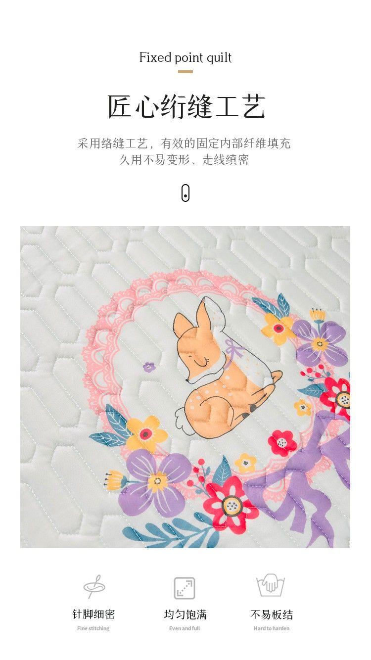 Product Introduction of 2025 Latex Mat Baby Bed Double Layer Bed Cover Ice Silk Mat Bed Sheet Kindergarten Mother and Child Bed Lower and Upper Bed Sheet 14