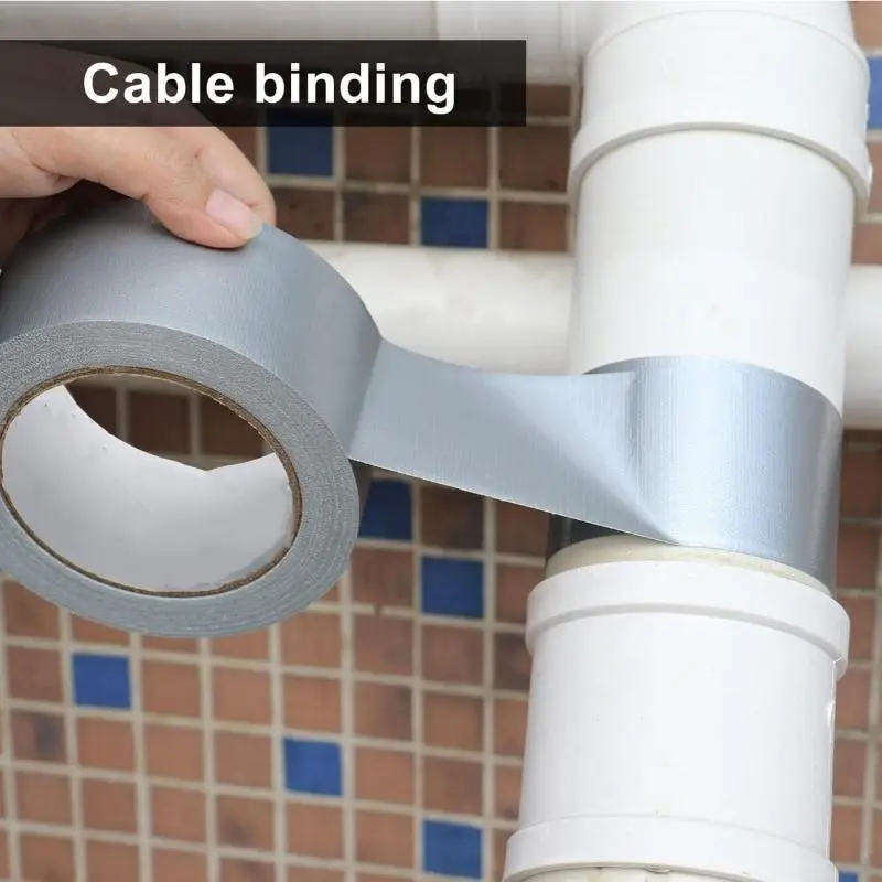 Waterproof Tape, Multi-purpose Silver Heavy-duty Pipeline Tape, Suitable for Indoor and Outdoor, Repair, Packaging, Shading Applications 6