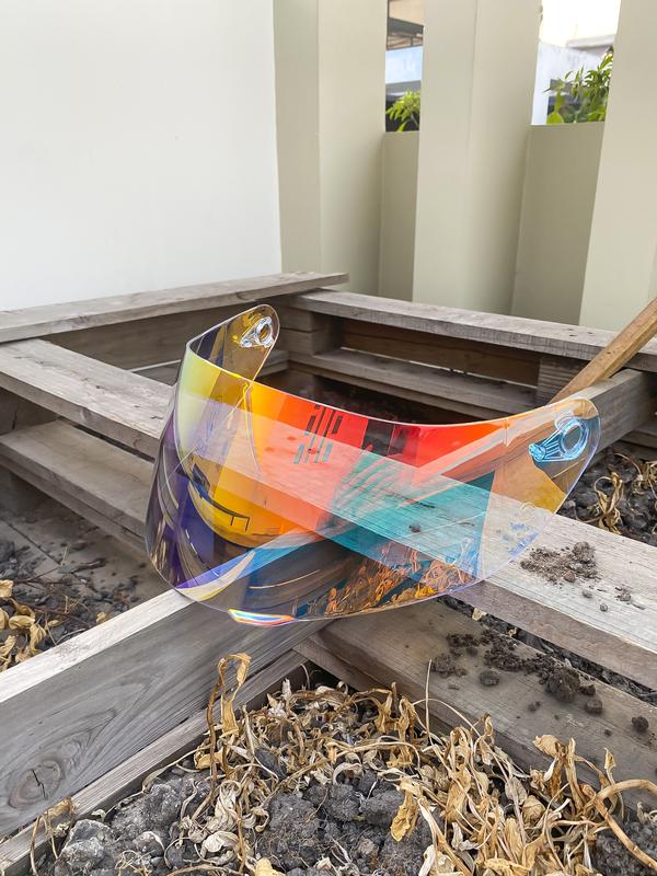 Kính revo pha lê cam đỏ gắn nón royal m179, roc 05 roc 03, royal m266, m138b Helmet Nón Bảo Hiểm