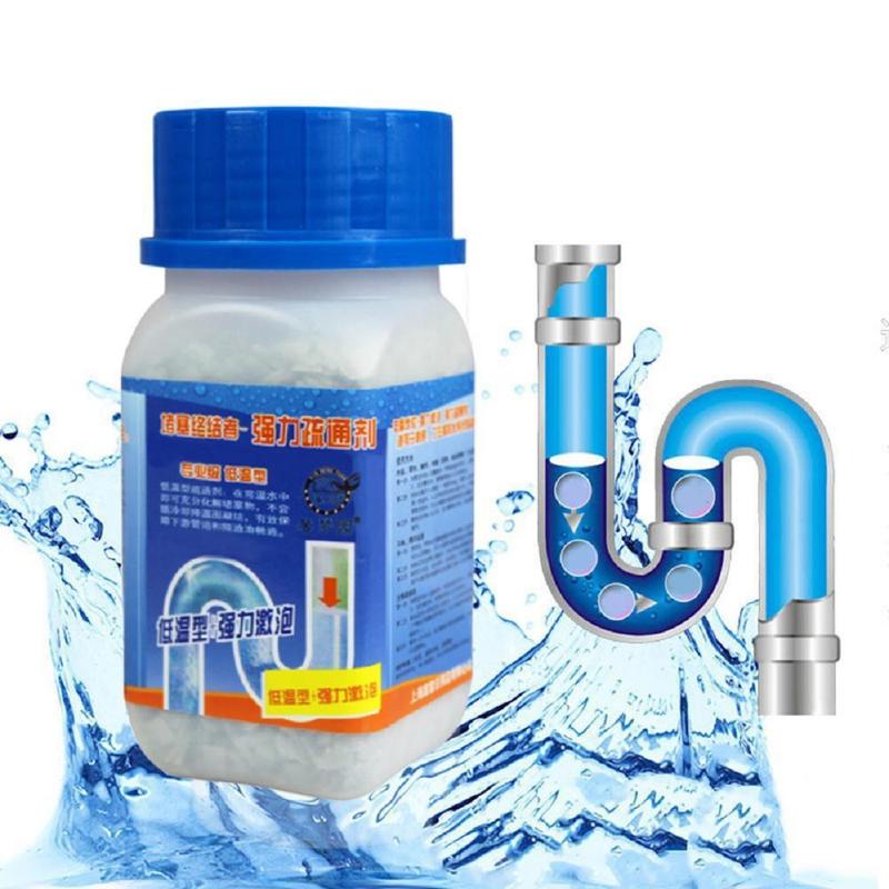 Bột thông tắc cống bồn cầu bồn rửa mặt đường ống nước Làm Sạch