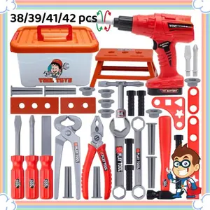38/39/41/42 Buah Alat Perbaikan Simulasi/Set Kotak Alat Mainan Anak-anak/Set Alat Simulasi Listrik Toys