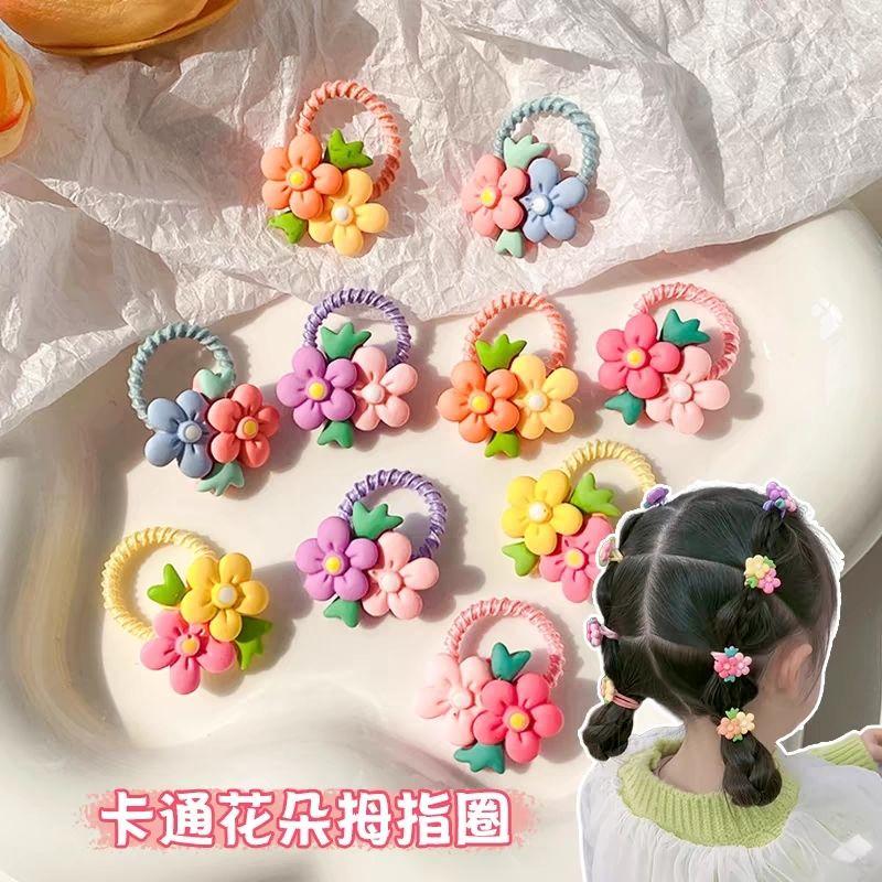 Product Introduction of Dây Buộc Tóc Hoa Cho Trẻ Em, Cho Bé Gái, Dây Buộc Tóc Bện, Phụ Kiện Tóc, Không Gây Tổn Thương, Đàn Hồi, Dây Buộc Tóc Tốt, Dây Cao Su Cho Tóc, Năm 2025 3