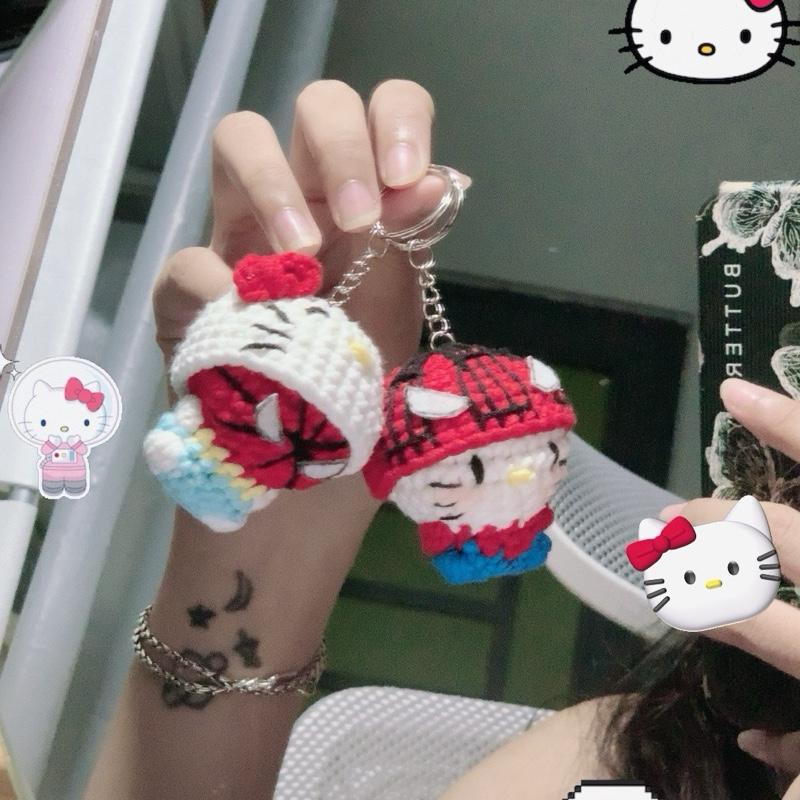 [Sẵn] Móc khoá cặp đôi spiderman, batman và hello kitty cosplay