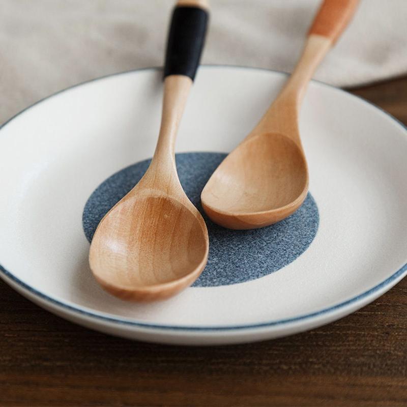 Product Introduction of FOOD PARADISE Natural Wooden Utensil Cereal Rice Soups Dinnerware Sets Spoon Tableware Fork 11