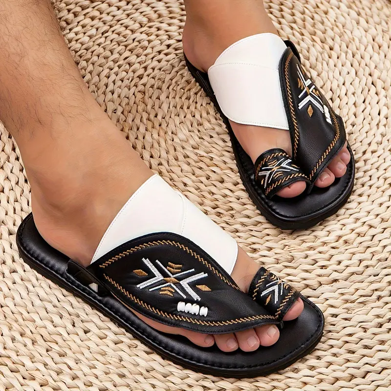 [Lightweight Men's] Comfortable and Lightweight Men's, Men's Sandals, Shoes, Arab Slides, Casual Flip Flops |   Gift Eld, Gift Ramadan Boy Footwear 2