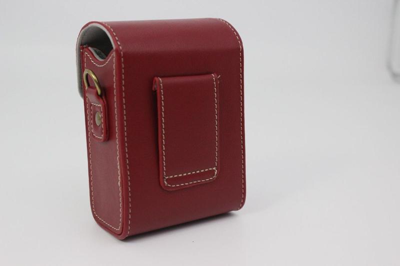 Product Introduction of Suitable for Canon G7x2/3 Protective Leather Case Sony Black Card Rx100m7 Zv1 Ricoh GR3 Camera Bag Crossbody 11