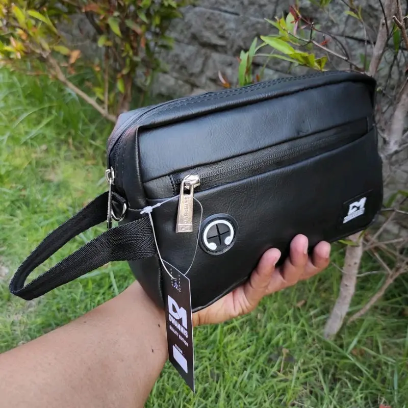 DM30 | Clutch Bag Pria Original Kulit Sintetis Premi | HandBag Pria Asli Merek DM