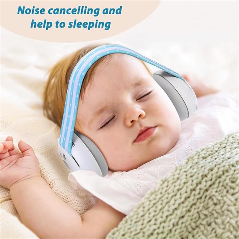 Baby Ear Muff, Baby Ear Protection Covers, Noise Canceling Headphone Covers for Infant Hearing Protection, Newborn Earmuff Airplane Travel Essential 1