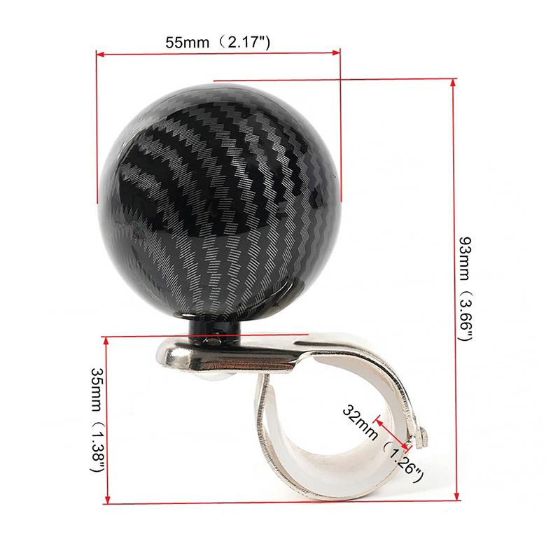 Product Introduction of 360-degree Rotation Steering Wheel Knob Power-assist Ball Universal Car Steering Wheel Knob Power-saving Non-slip For Trucks 18