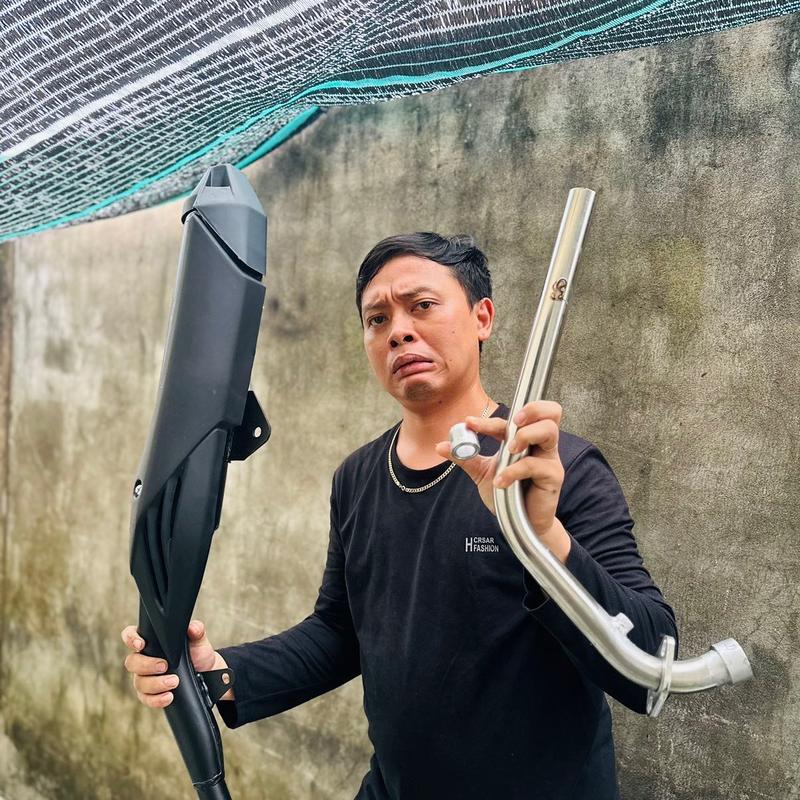 Pô xe máy winner v1 móc ấm cho winner v1,x,v2, v3 có cổ tiêu và ốp nhựa Phụ Kiện Phụ Tùng xemay