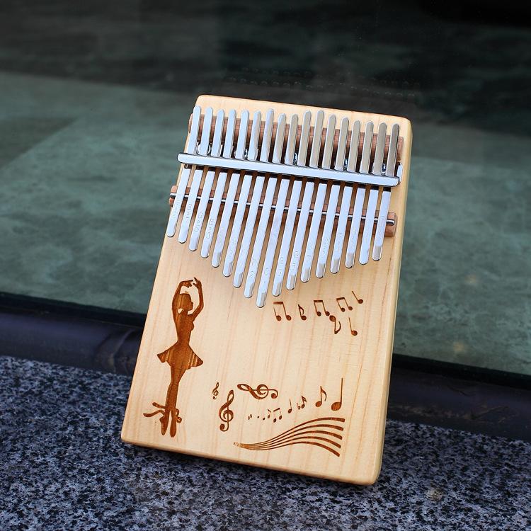 Đàn kalimba 17 phím gỗ nguyên khối I Đàn Kalimba Giá Rẻ I Đàn Kalimba Họa Tiết Hình Nhiều Mẫu Mã