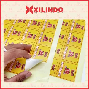 STIKER UKURAN A3+ BAHAN CROMO CHROMO BONTAX MURAH CETAK PRINT CUT KISS DIE DESAIN XILINDO
