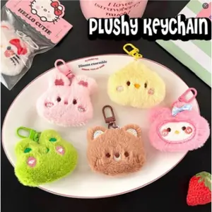 Gantungan Kunci Tas Liontin Mewah Lucu Mini Boneka Gantung Hiasan Unik untuk Tas Anda