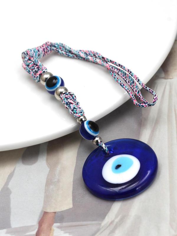 Unisex Street Trend Evil Eye Design Keychain, Trendy Vintage Key Holder & Key Fob for Car Key, Chic Accessories As Gift for Friends 3