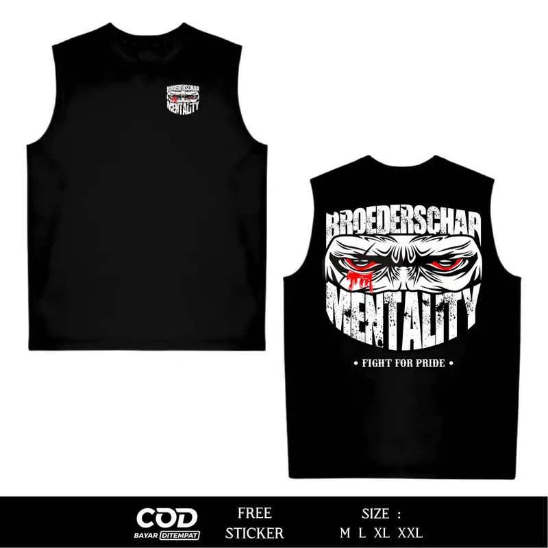 Kaos Singlet Pshw Broederschap Mentality Fight For Pride 0