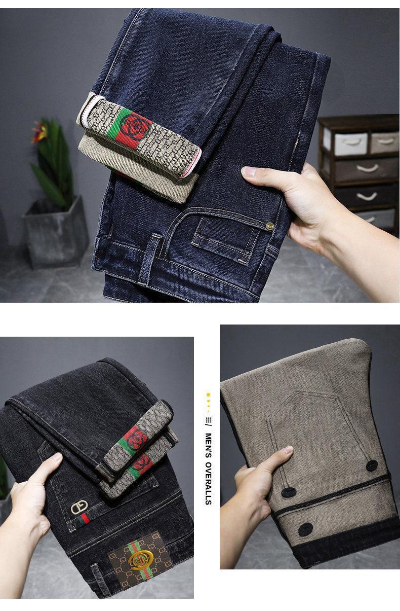 Product Introduction of Quần Jean Nam, Cao Cấp, Hợp Xu hướng, Dáng Ôm, Cắt Thẳng, Co Giãn, Thời Trang, Dễ Phối Đồ, Thêu, Quần Dài, Hàng Mới Về 6