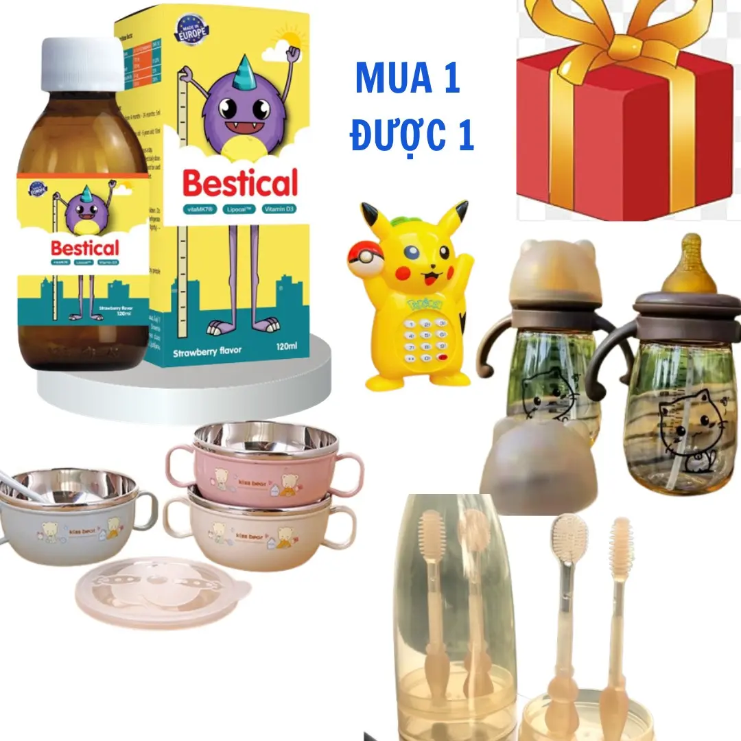 Canxi sinh học Bestical phát triển chiều cao cho bé [kèm quà]