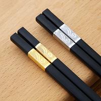 Gambar 【Apligod】Kitchen Household Hotel High-grade Chopsticks Non-slip High Temperature Disinfection Chopsticks COD - Silver-A dari Apligod Kota Bekasi 5 Tokopedia