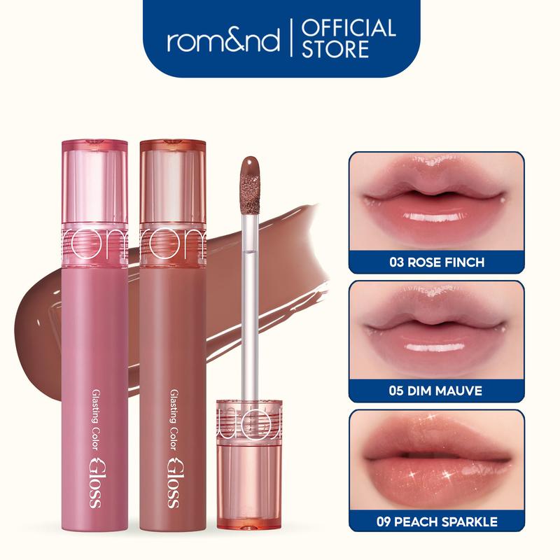 Rom&nd Son Bóng Hàn Quốc Romand Glasting Color Gloss 4g Cosmetic Trang Điểm