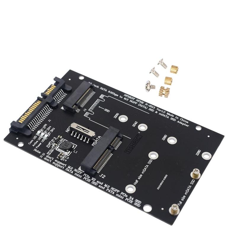 Product Introduction of Bảng điều hợp SATA SSD sang SATA 3.0, Bộ chuyển đổi 6.0Gbps, Bộ chuyển đổi thẻ chuyển đổi tấm, Tương thích với M.2 MSATA sang SATA 9