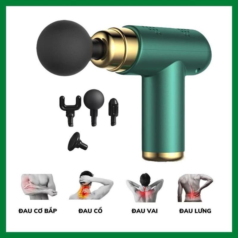 Máy massage cầm tay mini KM-720, 4 đầu massage và 6 chế độ massage 4